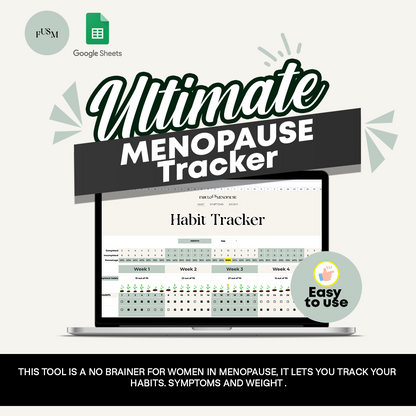 Ultimate Menopause Tracker - 3-in-1 Tracker